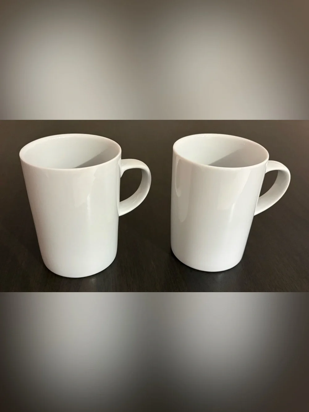 Crate and Barrel Verge 18 oz. Latte Mug Duo - Set of 2 Classic Mugs